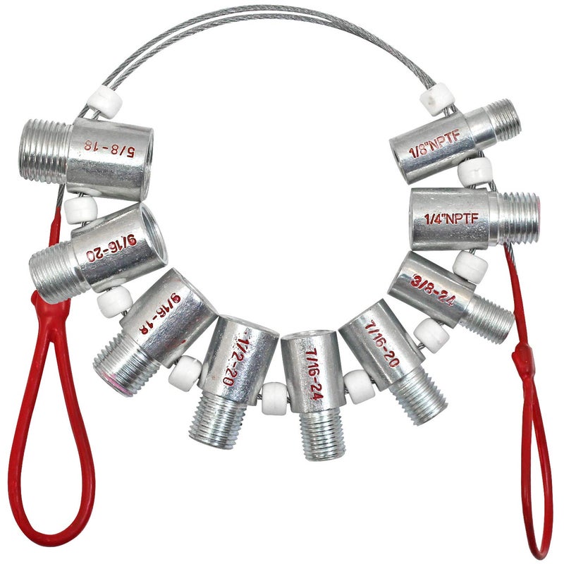 4LIFETIMELINES Brake Line Fitting Size Gauge - Image 1